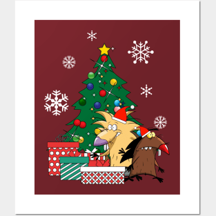 Angry Beavers Around The Christmas Tree Posters and Art